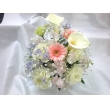 埼玉県志木市花便りサンクス三上の花　お供えアレンジ（白＆ピンク）